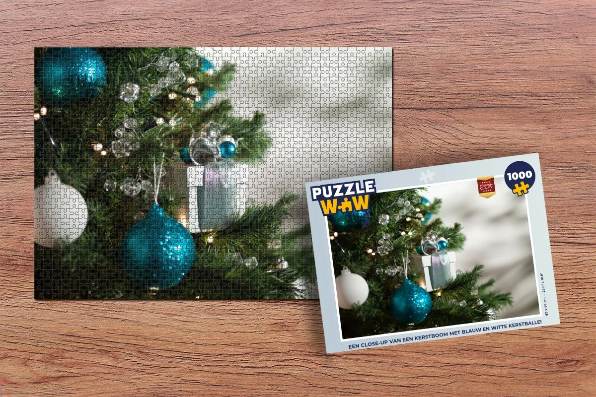 PuzzleWow Kerstboom Legpuzzel 1000 Stuks - Multicolor