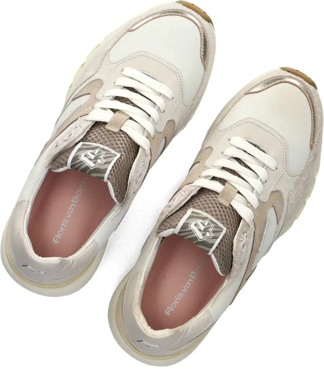 Floris Van Bommel Sfw-10164 Treni Sneakers - Textiel - Dames - Beige - Maat 40