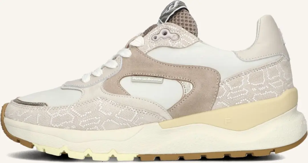 Floris Van Bommel Sfw-10164 Treni Sneakers - Textiel - Dames - Beige - Maat 40