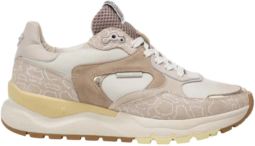 Floris Van Bommel Sfw-10164 Treni Sneakers - Textiel - Dames - Beige - Maat 40