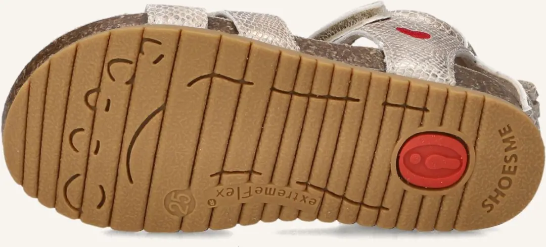 Shoesme Bio Sandalen Bi25s003 - Maat 23 - Goud - afbeelding 5 van 6