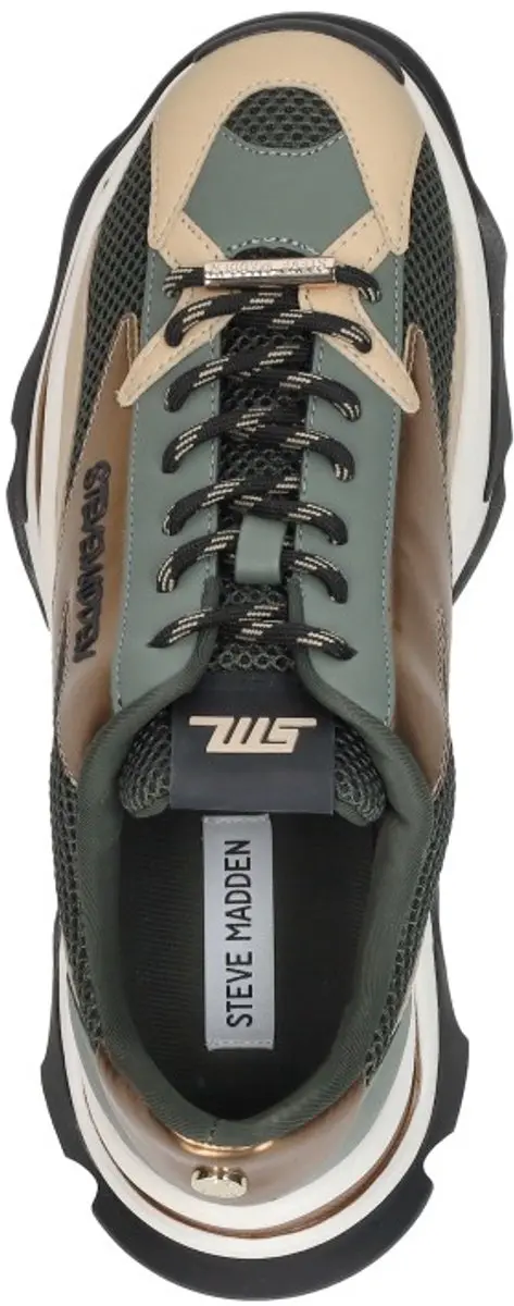 Steve Madden Zoomz Dames Sneakers Ice Pewter/Gold Multi - afbeelding 5 van 6