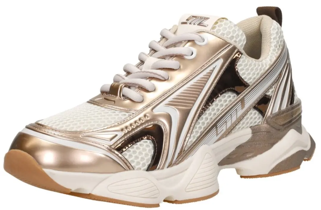 Dames Sneakers Steve Madden Speedster-e Silver Gold Goud - Maat 37 - afbeelding 3 van 6