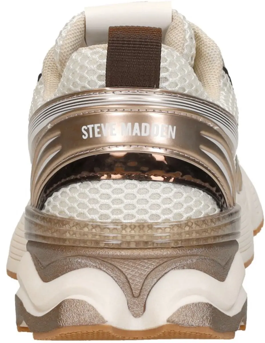 Dames Sneakers Steve Madden Speedster-e Silver Gold Goud - Maat 37 - afbeelding 5 van 6