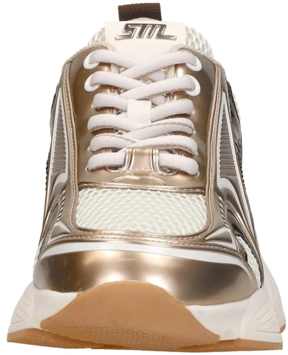 Dames Sneakers Steve Madden Speedster-e Silver Gold Goud - Maat 37 - afbeelding 2 van 6