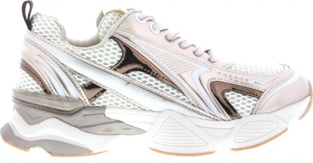 Dames Sneakers Steve Madden Speedster-e Silver Gold Goud