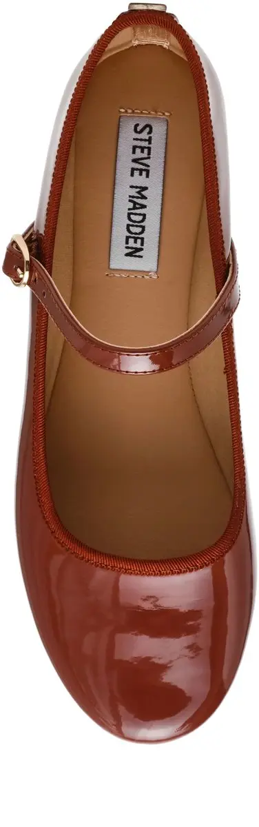 Steve Madden Vinetta Ballerina's - 39 - Cherry/Mahonie - afbeelding 3 van 6