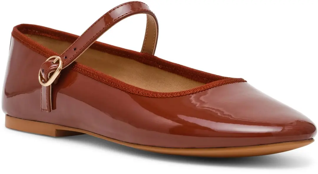 Steve Madden Vinetta Ballerina's - 39 - Cherry/Mahonie - afbeelding 4 van 6