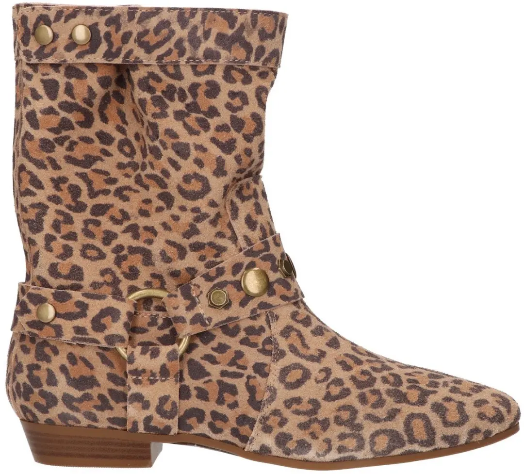 La Strada Laars Bruin Leopard Suede