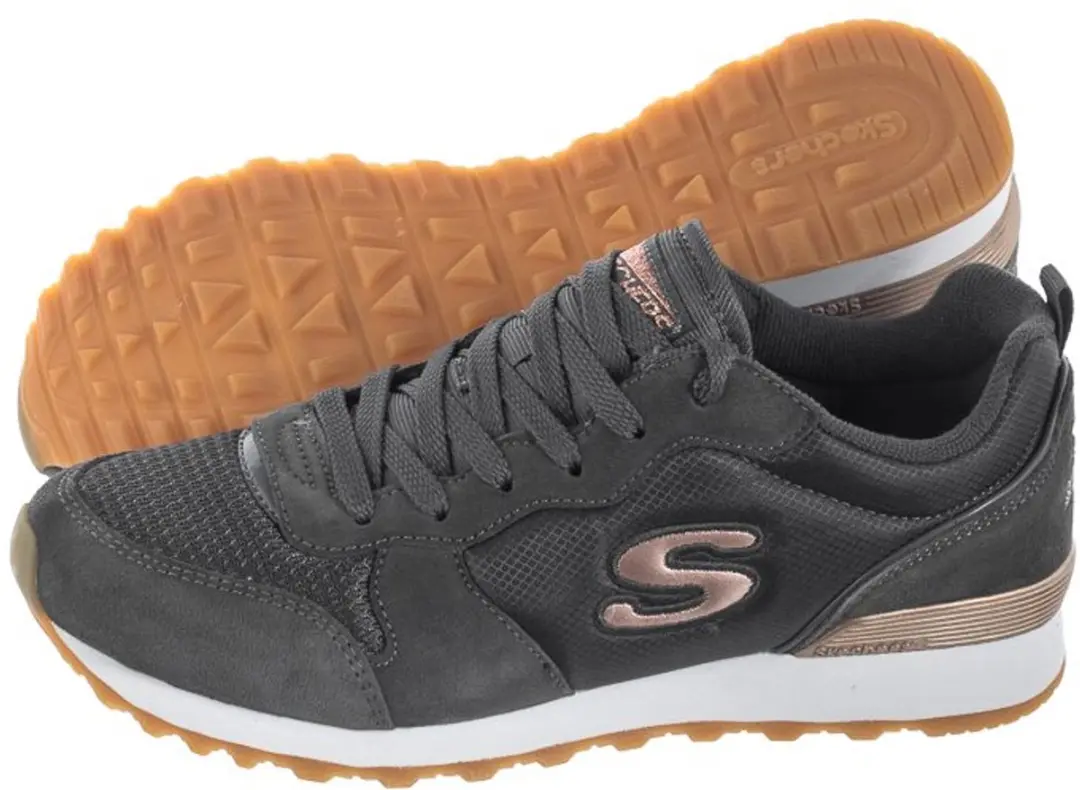 Skechers Retros-OG 85-Goldn Gurl Dames Sneakers - Charcoal - afbeelding 5 van 6