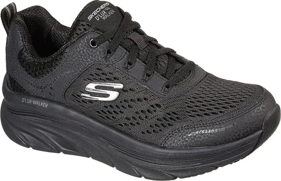 Skechers D'Lux Walker Dames Sneakers 40 - Black - afbeelding 6 van 6