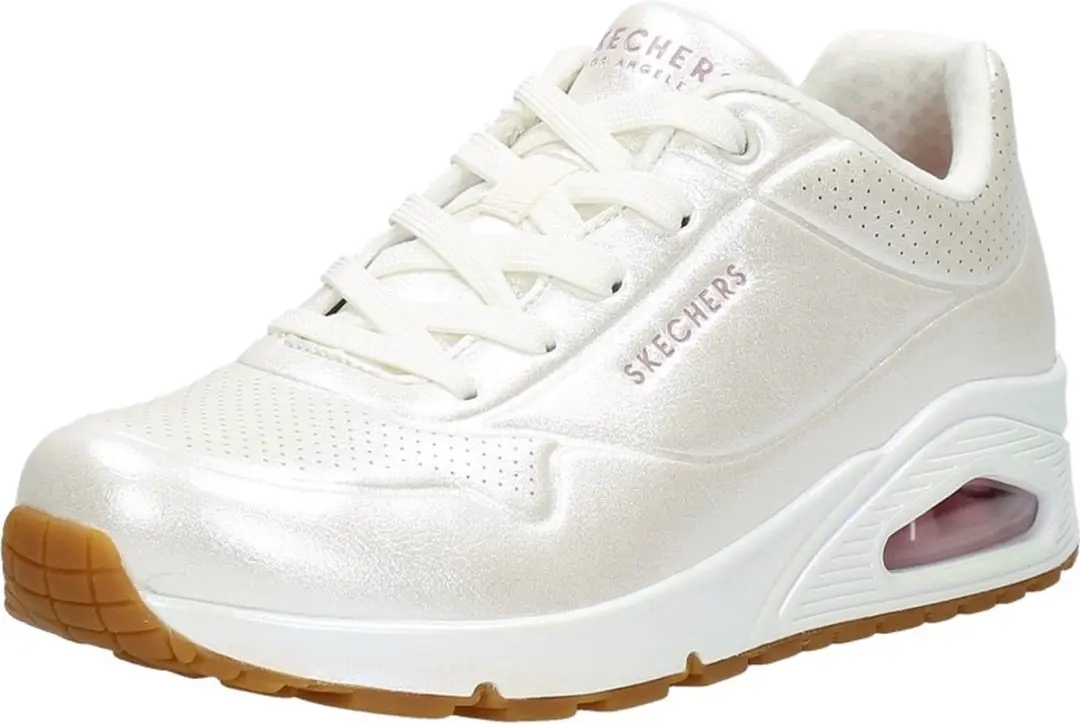 Skechers Uno Pearl Queen Dames Sneakers - Wit - afbeelding 3 van 6