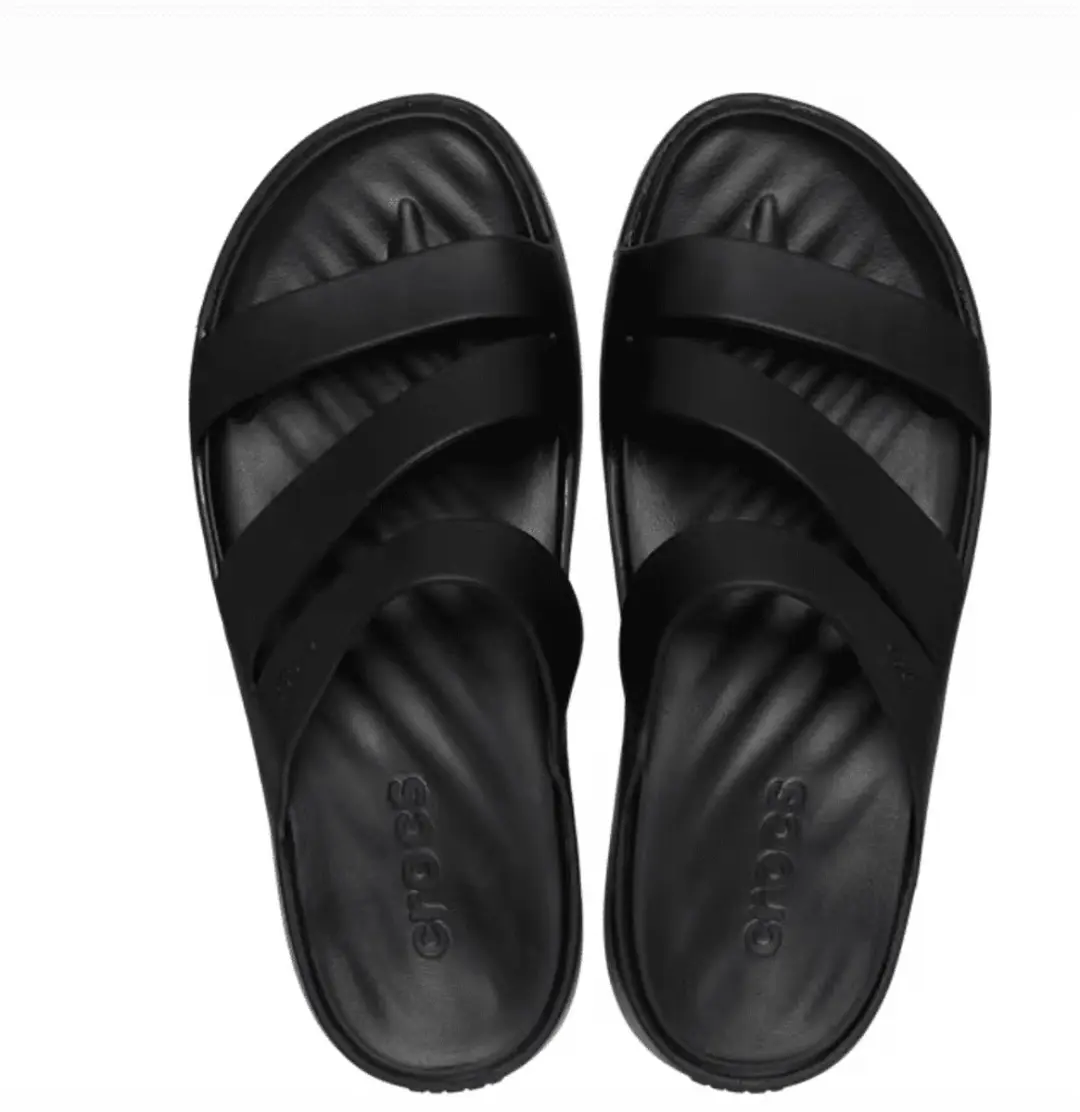 Crocs Getaway Strappy Slippers Black