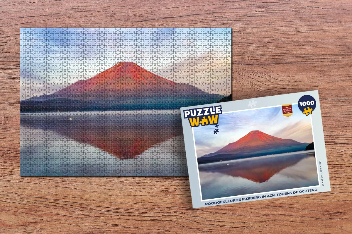 PuzzleWow Fujiberg Legpuzzel 1000 Stuks - Multicolor