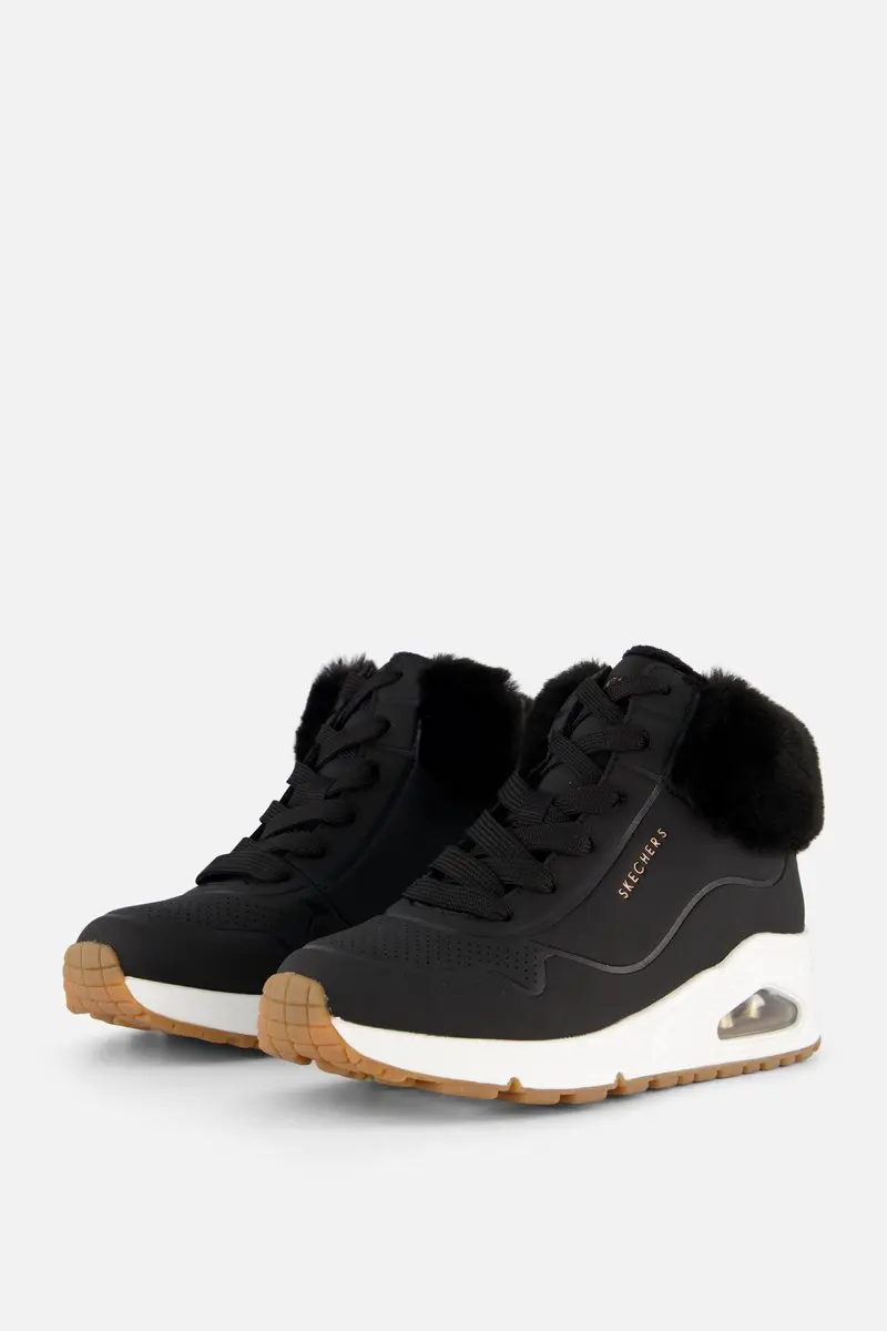 Skechers Uno Fall Air Veterboots zwart Synthetisch