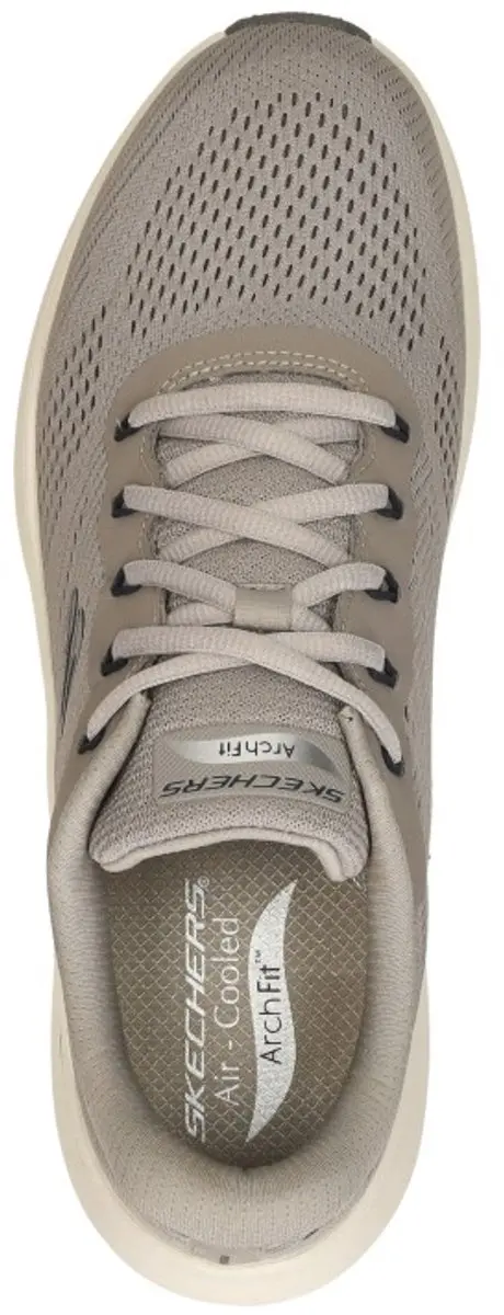 Skechers Arch Fit 2.0 Heren Sneakers - Taupe - afbeelding 5 van 6