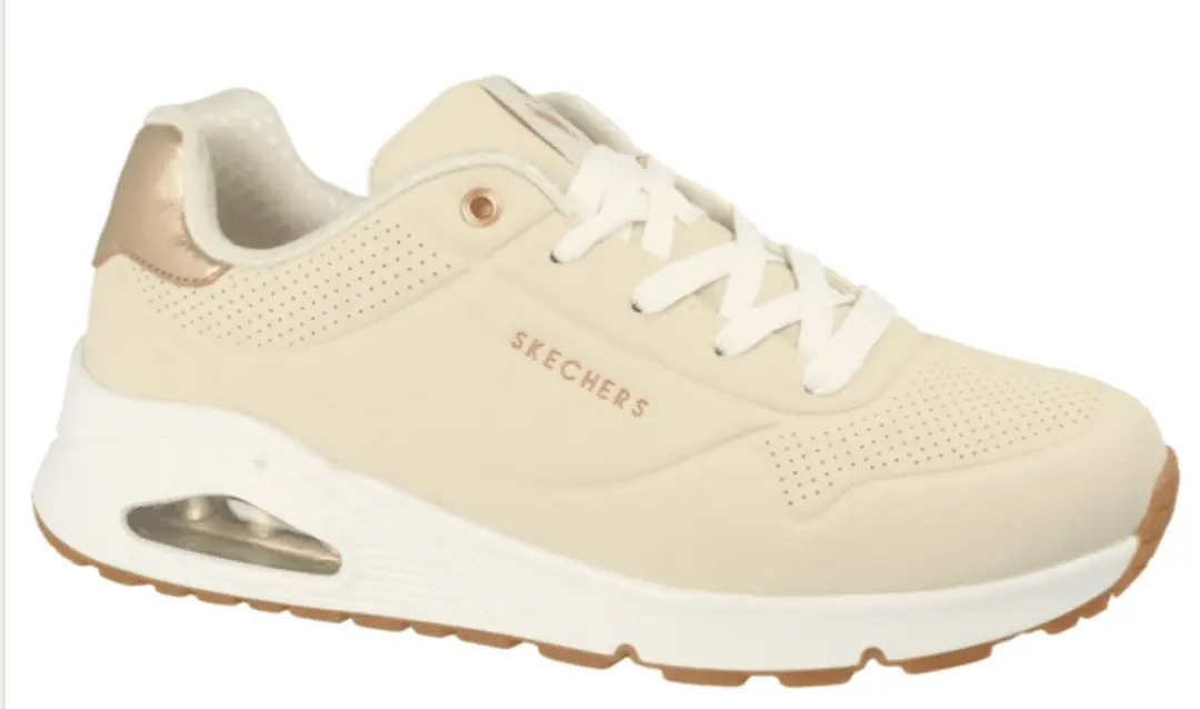 Skechers Uno Gen1 Shimmer Away Meisjes Sneakers - 34 - afbeelding 4 van 6