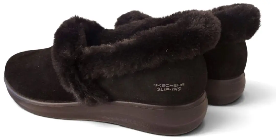 Skechers Cozy Escape Snowy Bliss Pantoffels - Zwart - afbeelding 4 van 6