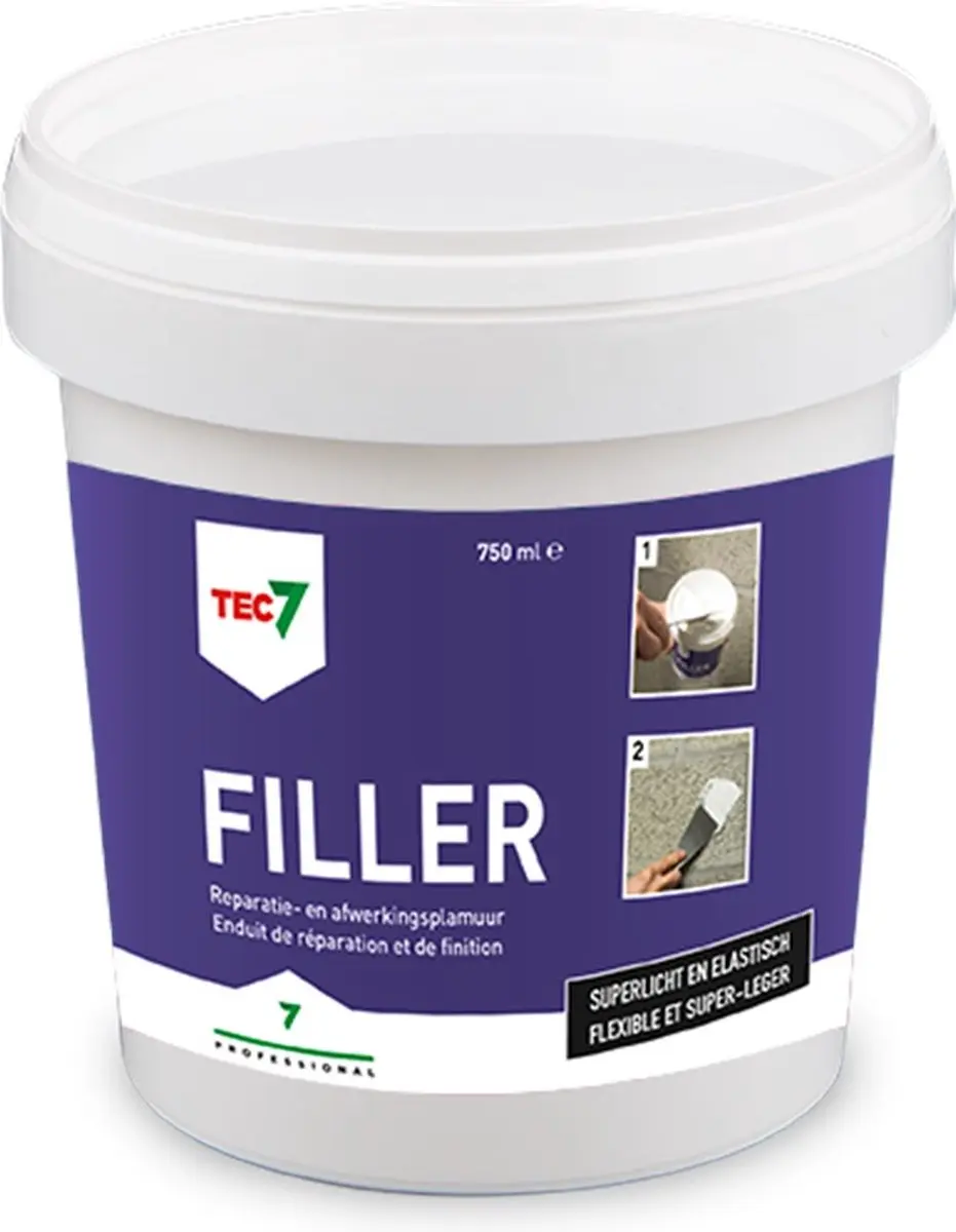 Tec7 Filler 750ml - Reparatiepleister