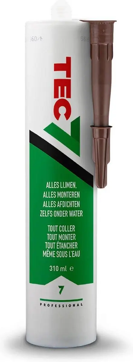 Tec7 Lijm Bruin 310ml