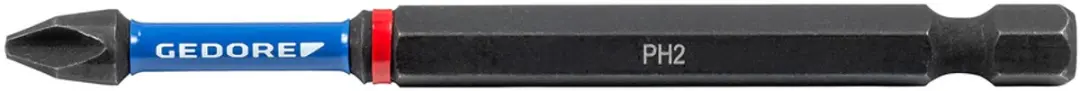Torsiebit-set, 1/4, PH 2, 90 mm, 2-dlg.