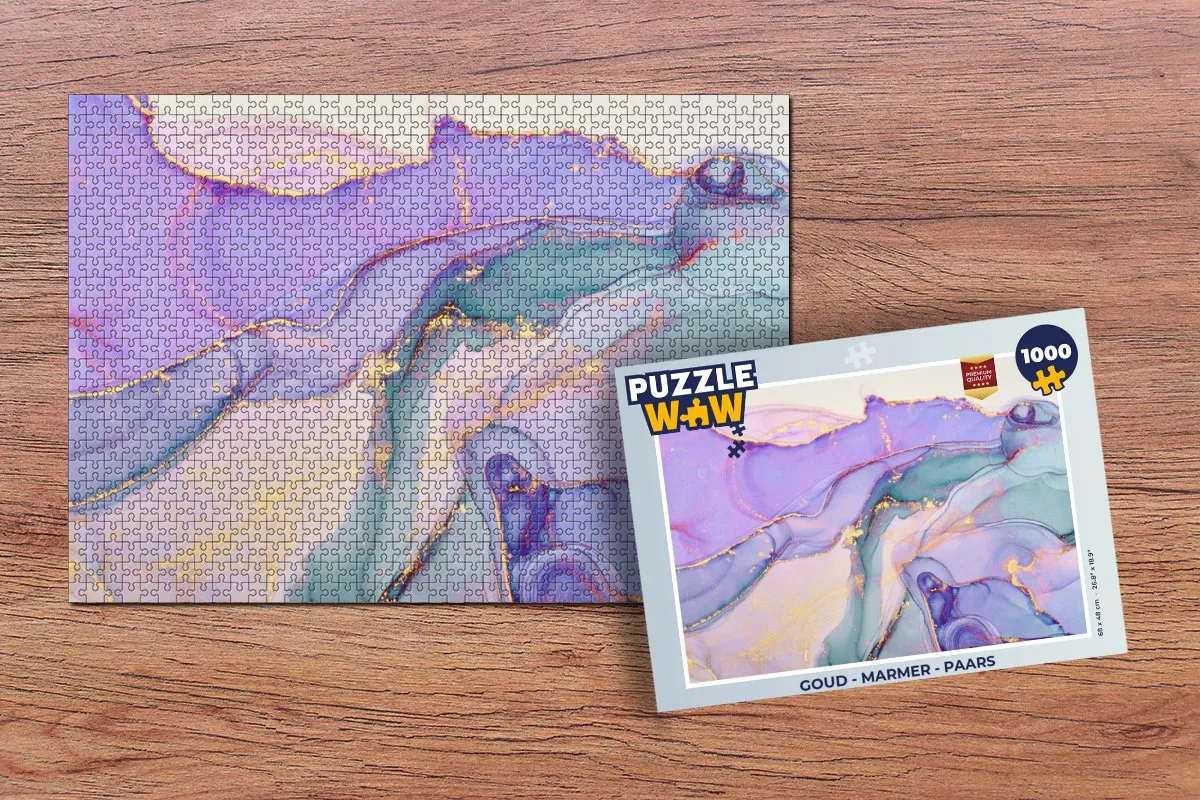 PuzzleWow Legpuzzel 1000 Stuks - Multicolor