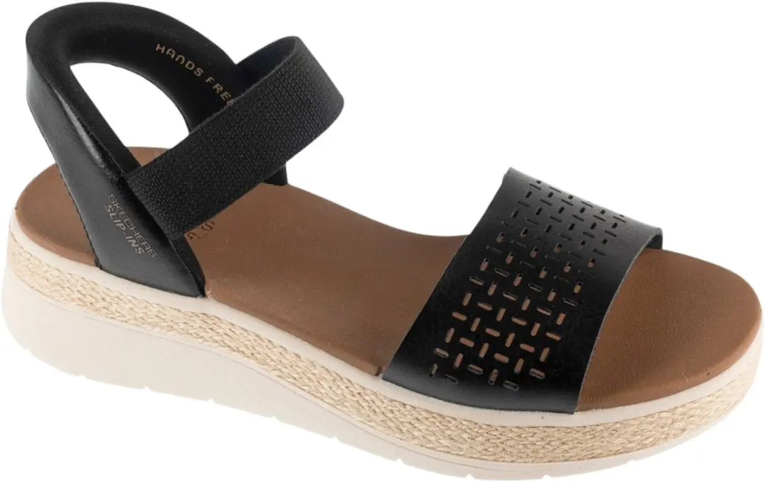 Skechers Slip-Ins: Bobs Sun Ray, Vrouwen, Zwart, Sandalen, maat: 36,5