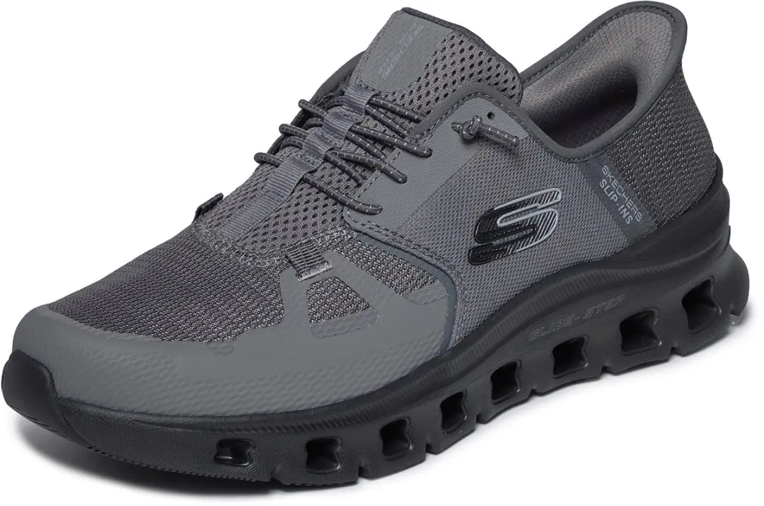 Skechers Glide Step Pro Slip Ins - Heren Sneakers 41 - Grijs - afbeelding 4 van 6