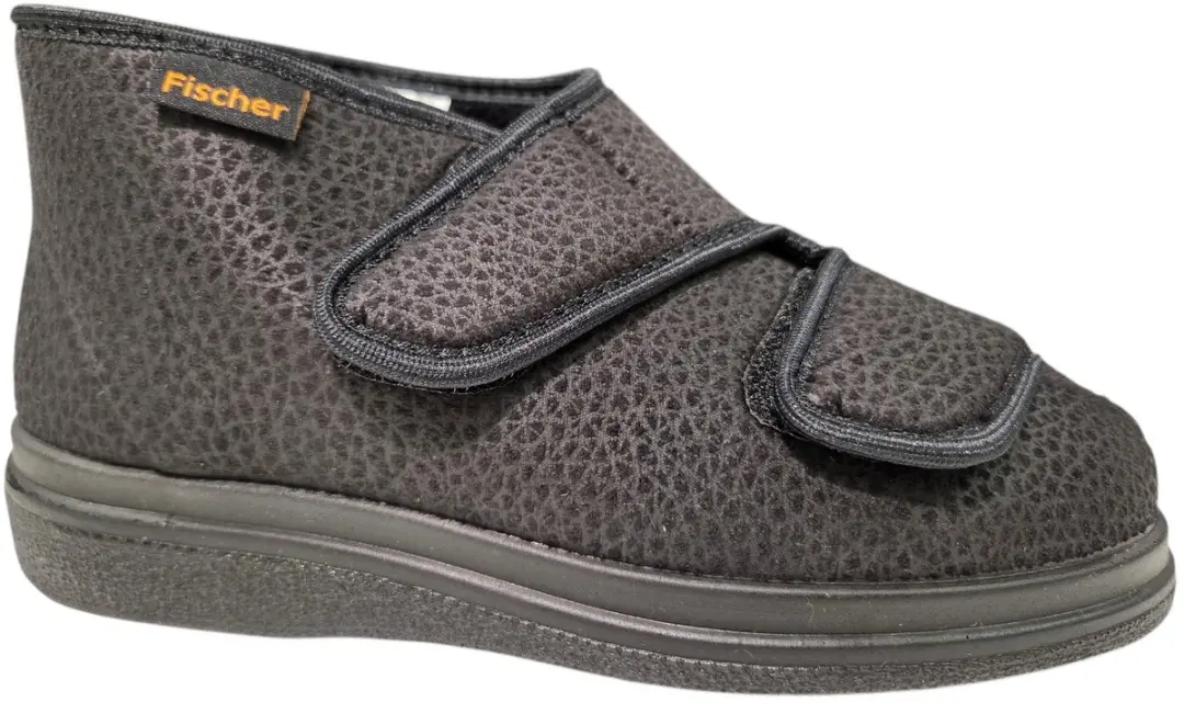Fischer Dames Pantoffel Zwart