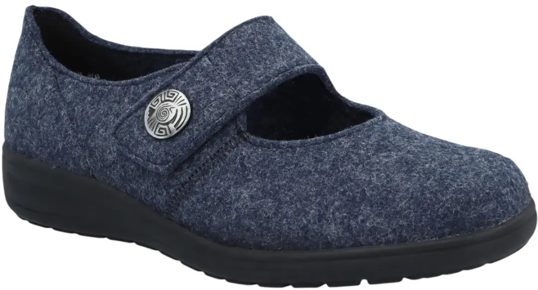 Solidus 29066-80242-K dames pantoffels maat 40 (6,5) blauw