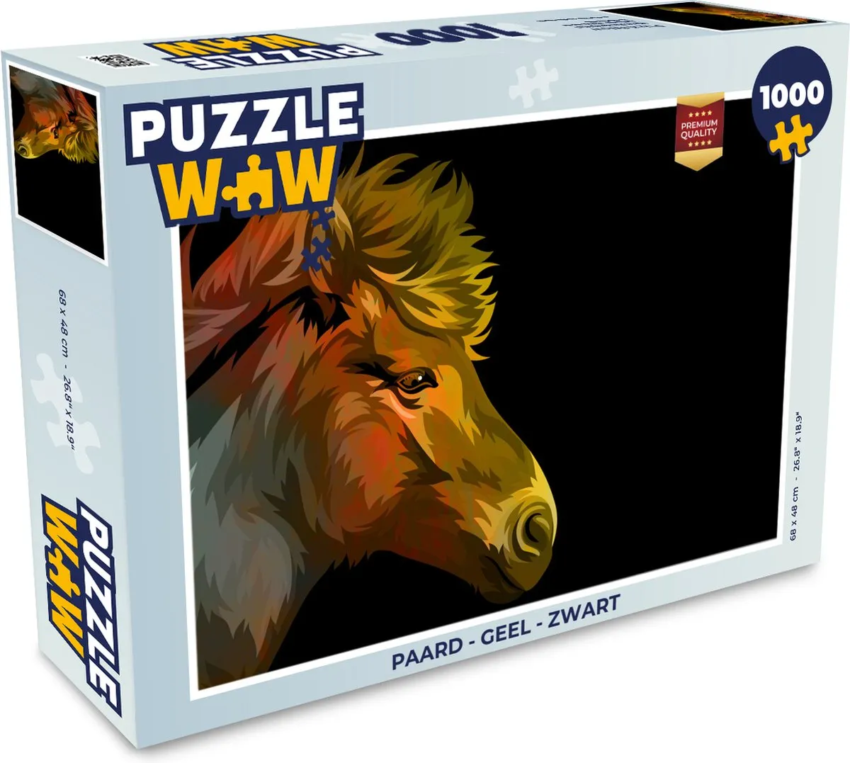 PuzzleWow Paard Legpuzzel 1000 Stuks