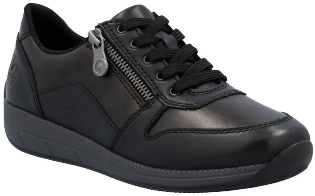 Rieker N1100-25 Dames Veterschoenen - Zwart