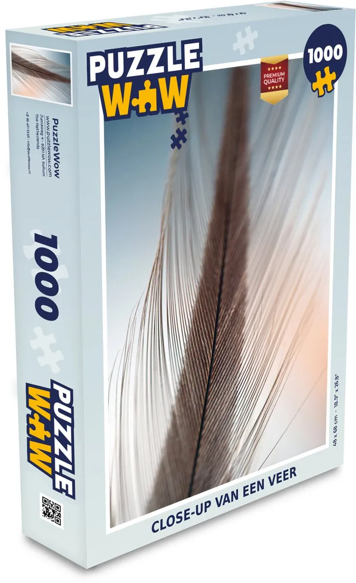 PuzzleWow Legpuzzel 1000 Stuks