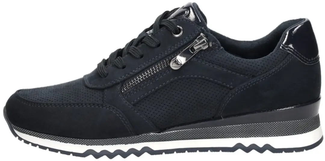 Marco Tozzi Dames Sneakers - Blauw - Maat 36 - afbeelding 2 van 6