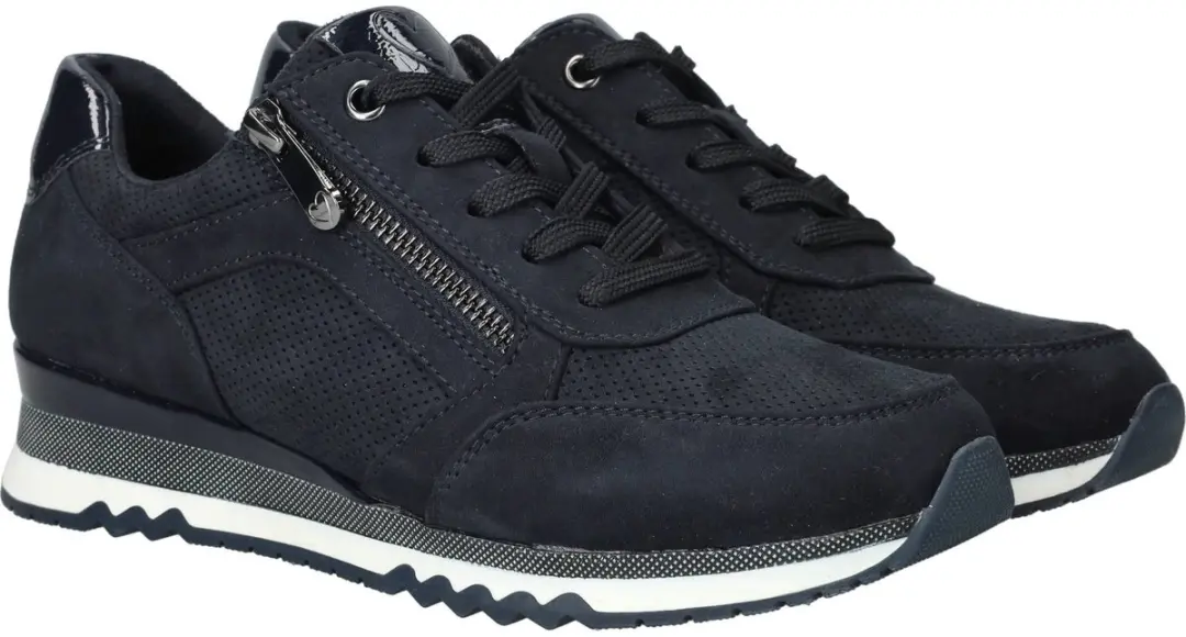 Marco Tozzi Dames Sneakers - Blauw - Maat 36 - afbeelding 4 van 6