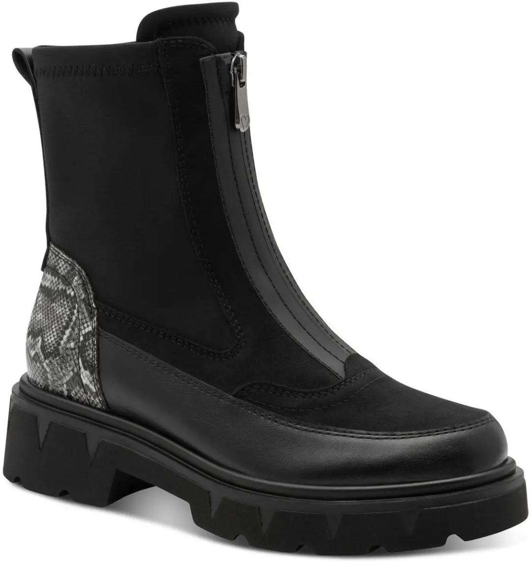 Marco Tozzi Dames Enkellaarsje 2-25471-45 098 F-breedte Maat: 40 EU