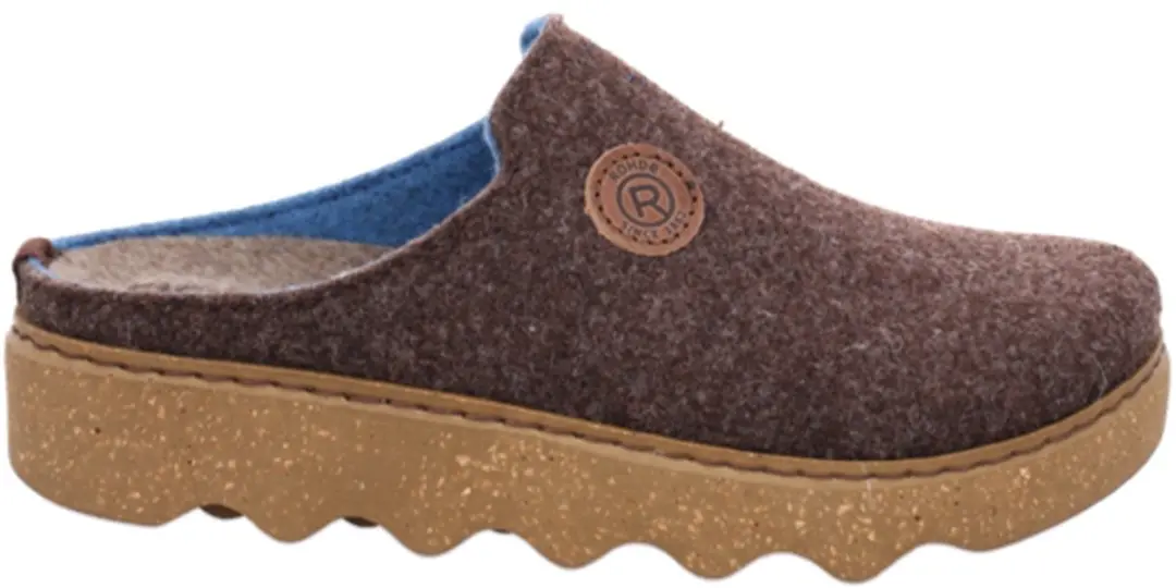 Rohde 6122 72 Foggia-D Pantoffels - Bruin/Blauw - 42 - afbeelding 6 van 6