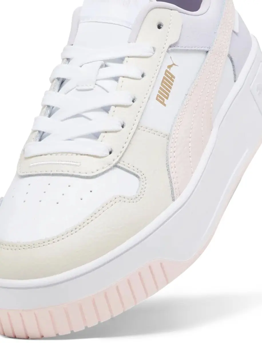 PUMA Carina Street Dames Sneakers - Wit/Frosty Pink - afbeelding 2 van 6