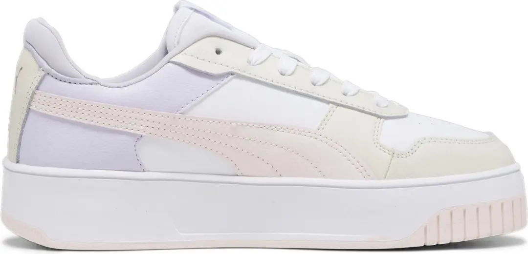 PUMA Carina Street Dames Sneakers - Wit/Frosty Pink - afbeelding 6 van 6