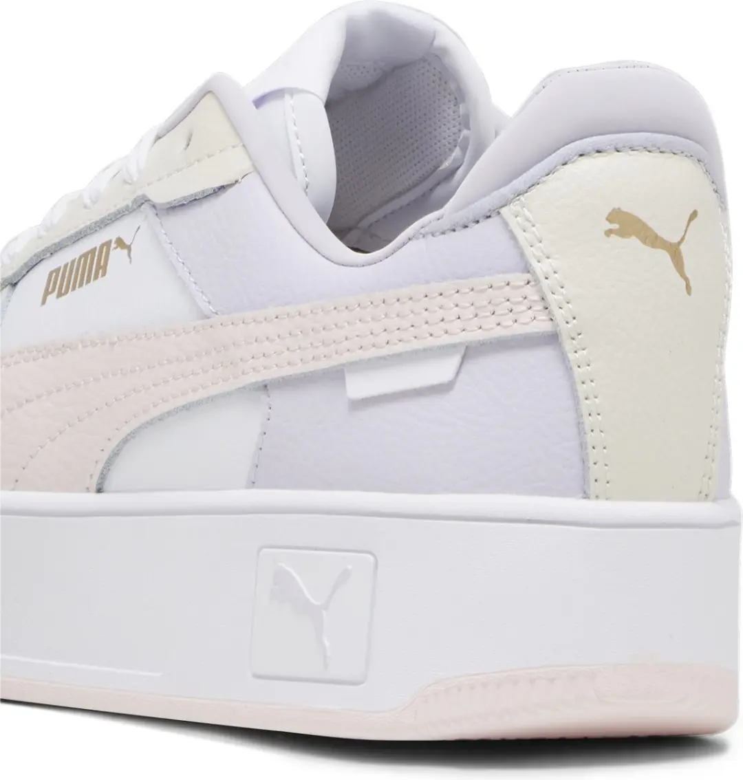 PUMA Carina Street Dames Sneakers - Wit/Frosty Pink - afbeelding 3 van 6