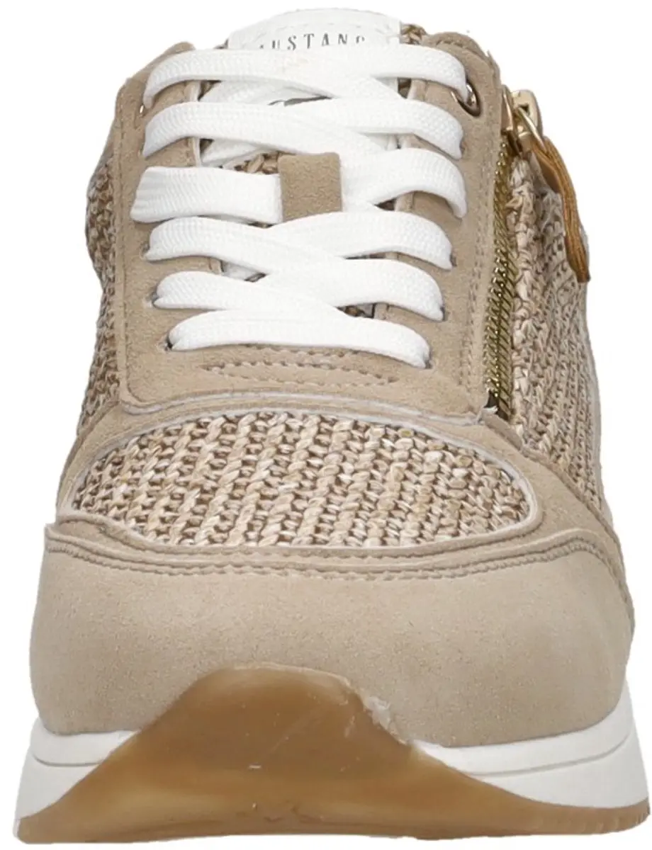Mustang Sneaker - Vrouwen - Beige - Maat 36 - afbeelding 3 van 6