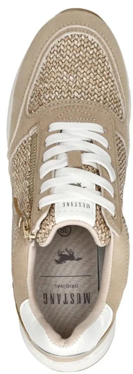Mustang Sneaker - Vrouwen - Beige - Maat 36 - afbeelding 5 van 6
