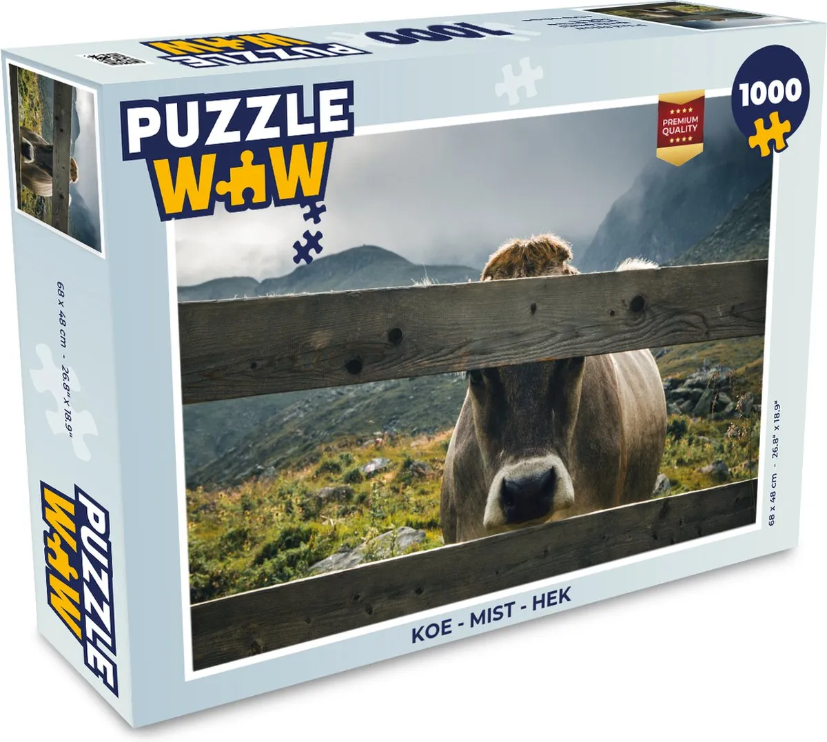 PuzzleWow Legpuzzel Koe