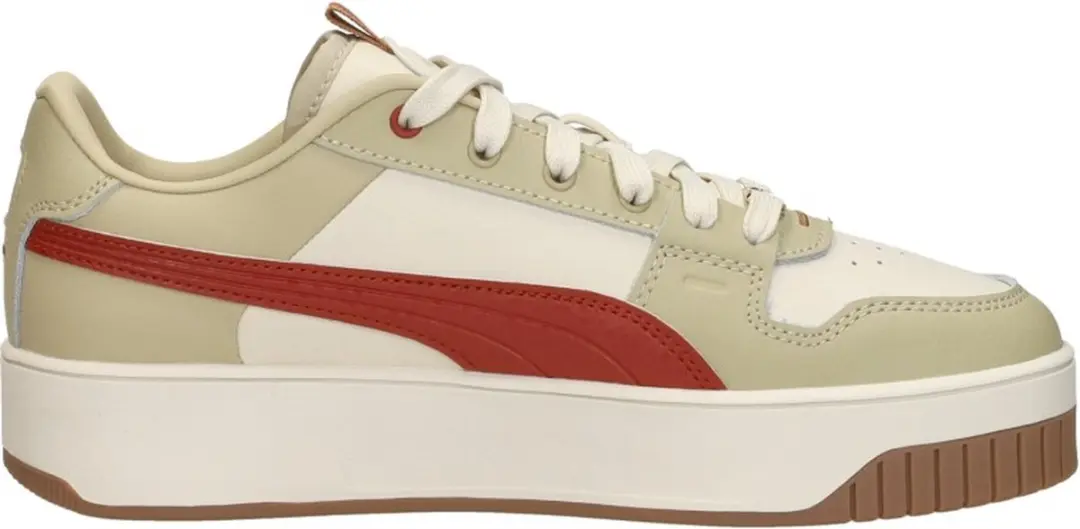 Puma Carina Street Lux Sneakers Laag - Beige - afbeelding 3 van 6