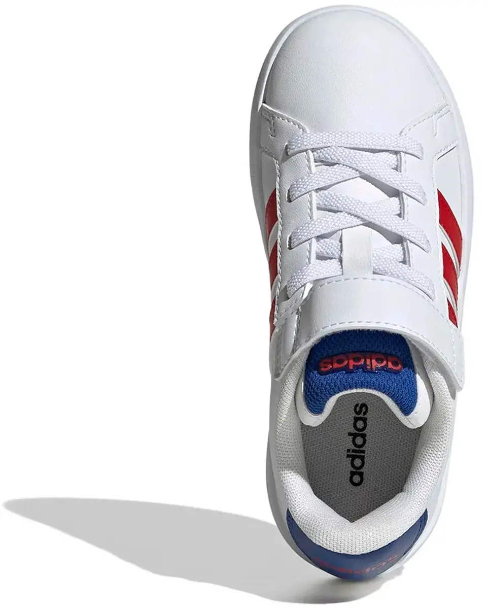 Adidas Grand Court 3.0 Gymnastiekschor - 28.5 - Wit/Rosa - afbeelding 6 van 6