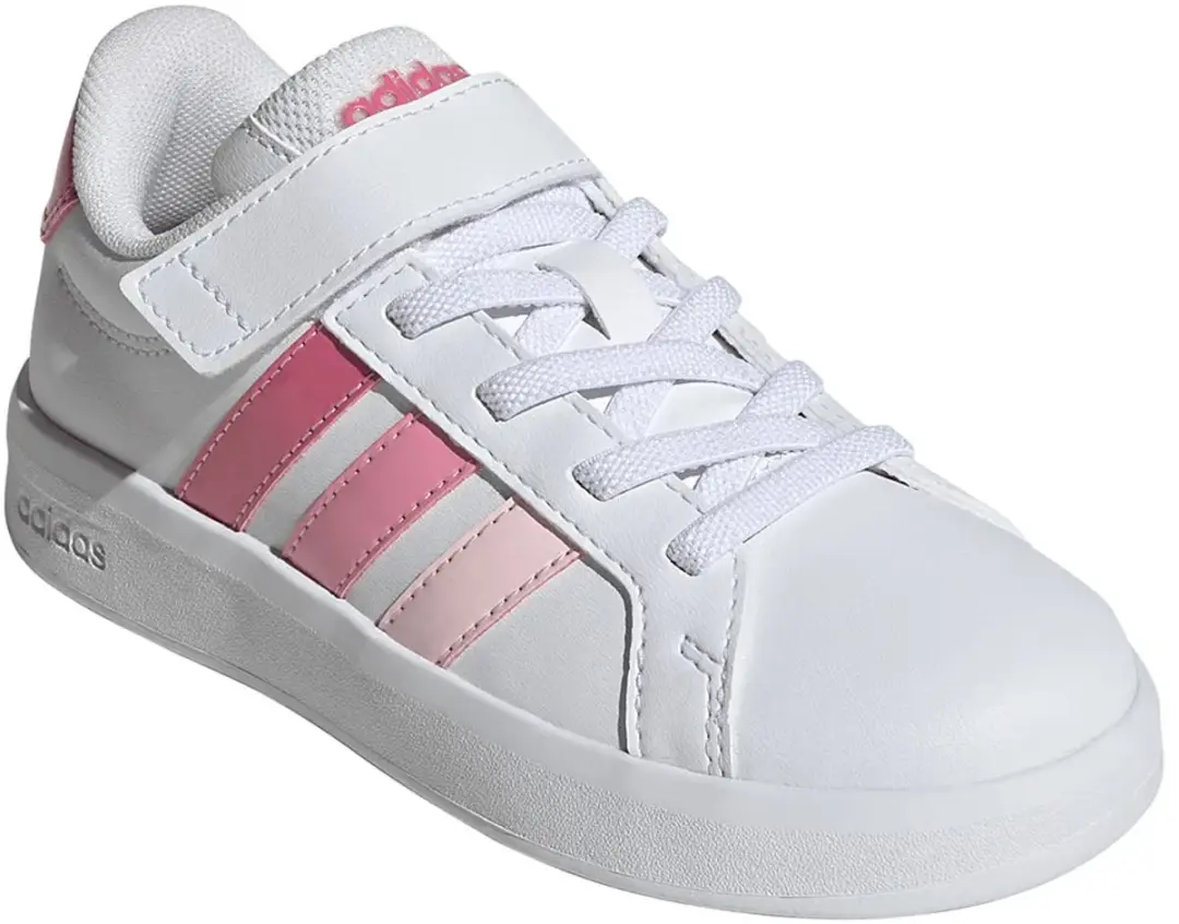 Adidas Grand Court 3.0 Gymnastiekschor - 28.5 - Wit/Rosa - afbeelding 2 van 6