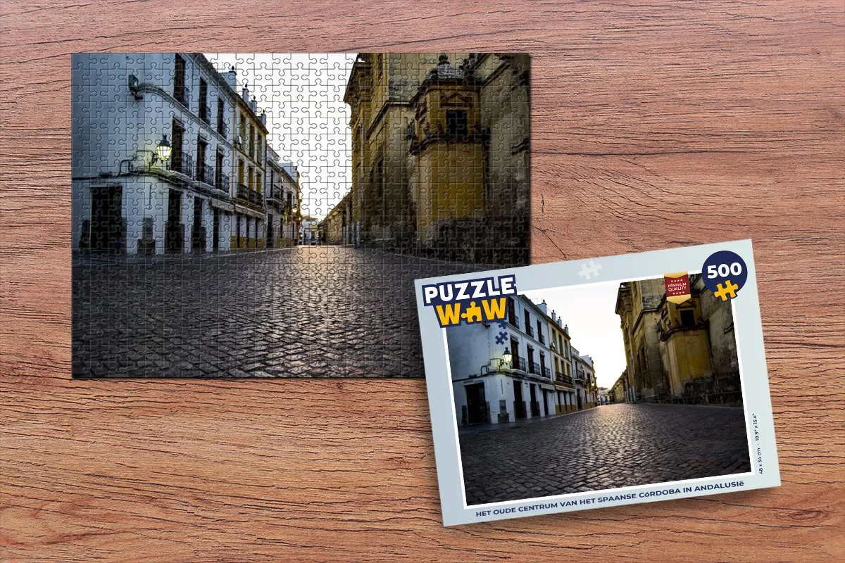 PuzzleWow Córdoba Legpuzzel 500 Stuks - Multicolor
