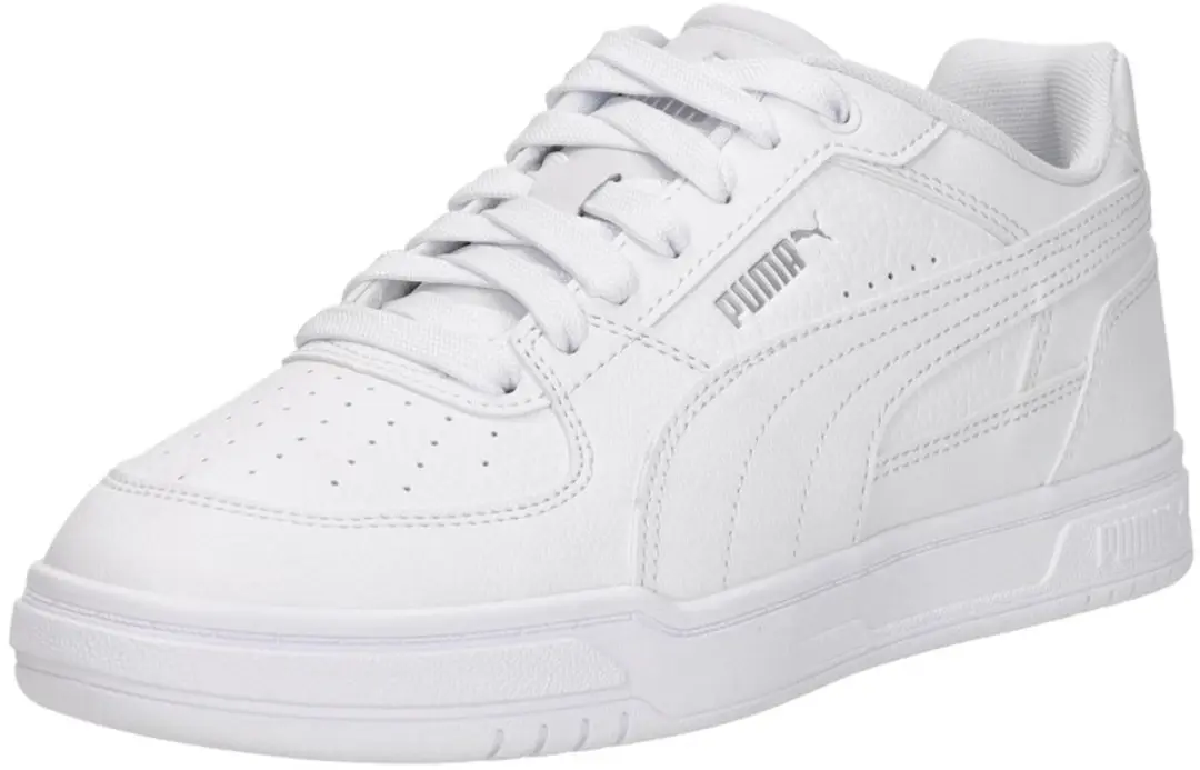 PUMA Caven III Unisex Sneakers - Wit/Zilver/Zwart - afbeelding 4 van 6