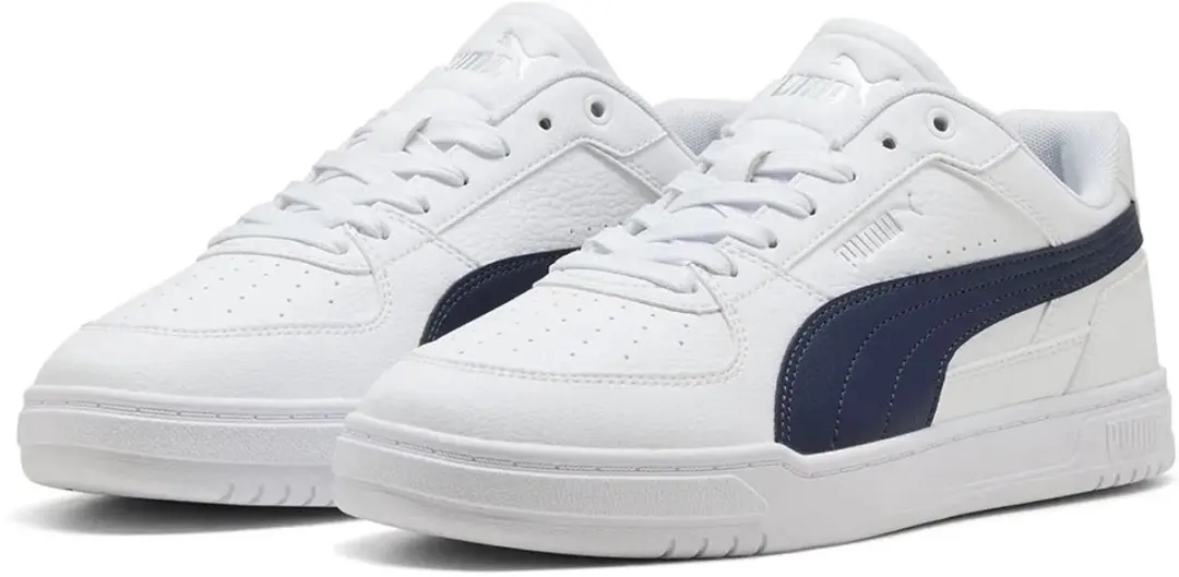PUMA Caven III Schoenen - 37.5 - Wit/Zwart/Blauw - afbeelding 2 van 6