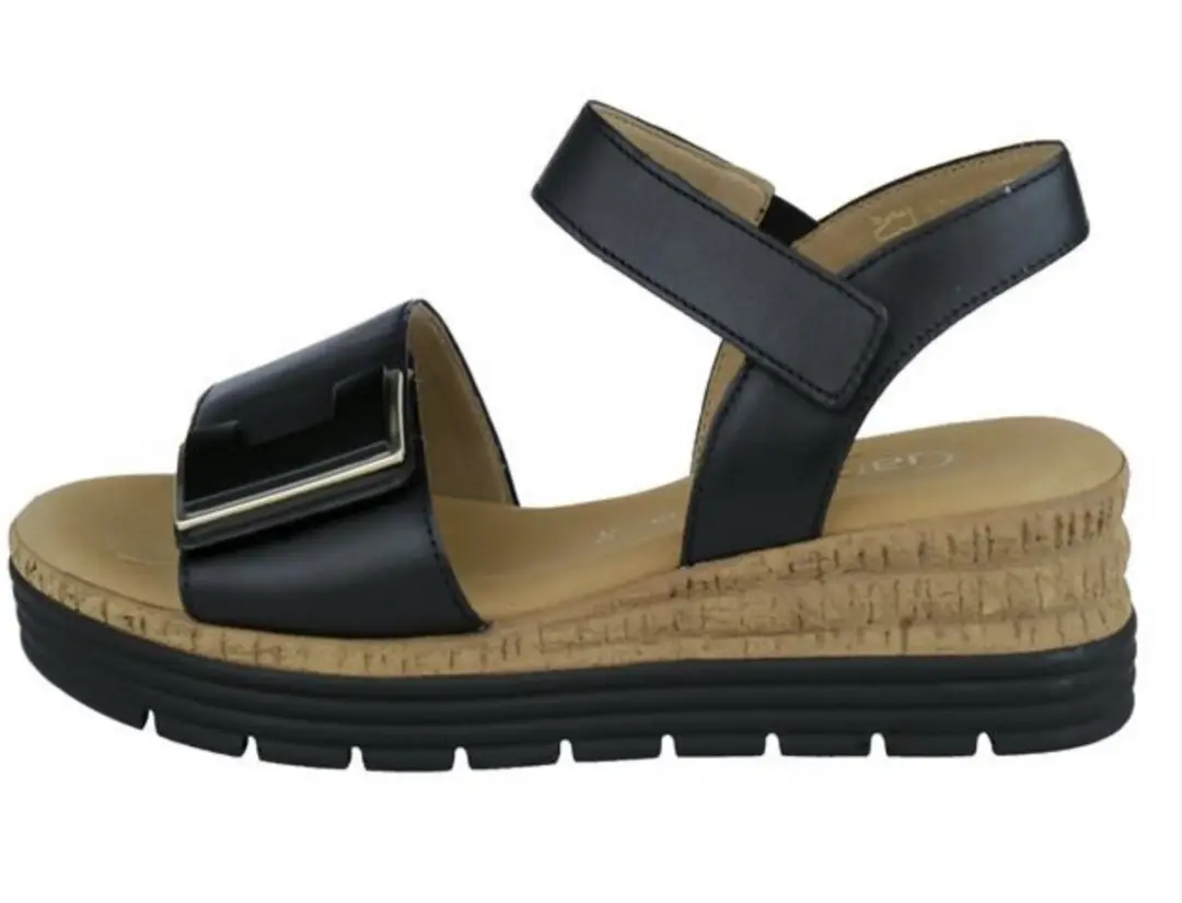 Gabor Plat Sandalen 40 - Zwart - afbeelding 2 van 6